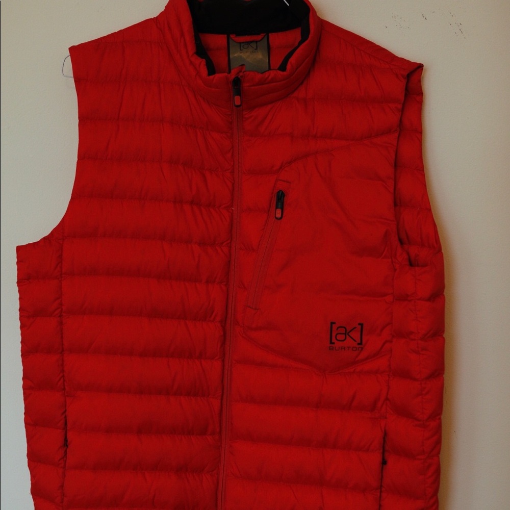 Burton AK Snowboard Ski Down Puffer Vest XL